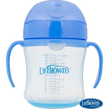 Hrnek Dr. Brown's měkkým pítkem 6m+ 180ml
