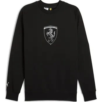 Pánská mikina Pánská Mikina PUMA FERRARI RACE BIG SHIELD CREW 63019301 – Černá S