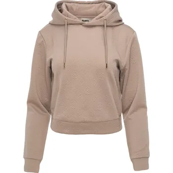 Dámská mikina Dámská Mikina GUESS PEONY LOGO HOODIE SWEATSHIRT V4BQ02KCHR2-P1JK – Béžová XL