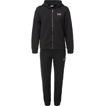 Dámská Tepláková souprava EA7 TRAIN LOGO SERIES W T-SUIT ESSENTIAL 6DTV57TJQLZ1200 – Černá M