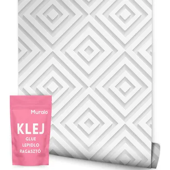 Tapeta TAPETA W ROLCE DO OBÝVÁKU MODERNÍ GEOMETRICKÝ VZOR 3D EFEKT ABSTRAKCE