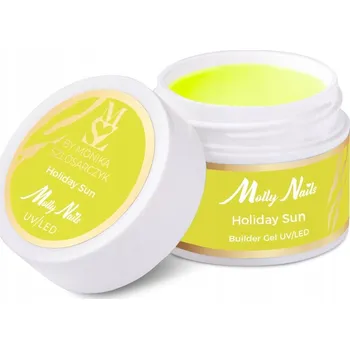 Lak na nehty Stavební Gel na nehty MOLLYNAILS 15g Milky Dreams Holiday Sun