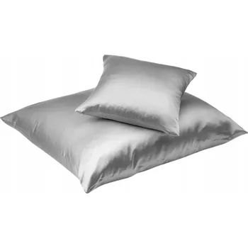 Povlak na dekorativní polštářek Hedvábný povlak na polštář 70x80 cm, 100% hedvábí ALMANIA - Šedá