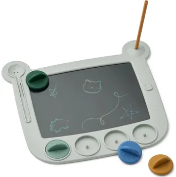 Magnetická kreslící tabulka Liewood Kreslící LCD tabulka Venzora Blue Liewood Venzora Magic Drawing Board with Stamps