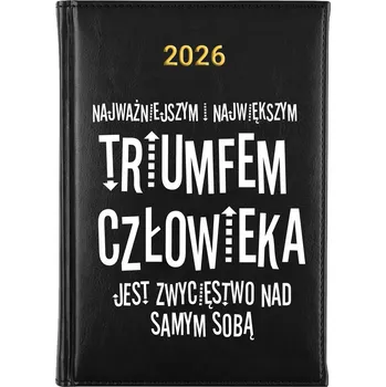 Kalendář Knižkový kalendář 2026 A5 černý