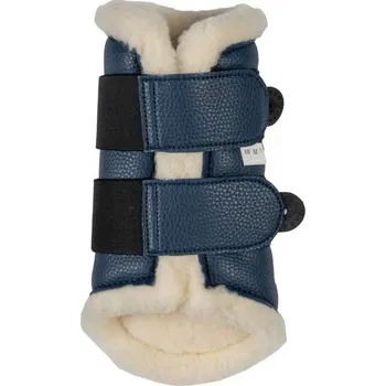 Vybavení pro koně HKM Kamaše drezurní Comfort Premium II HKM, s beránkem, pár, deep blue S