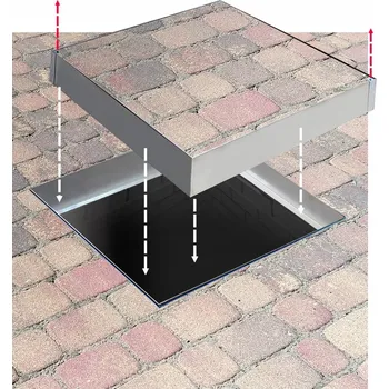 poklop Revizní poklop PEKABET nerezová ocel 60 cm 600/600/80 mm