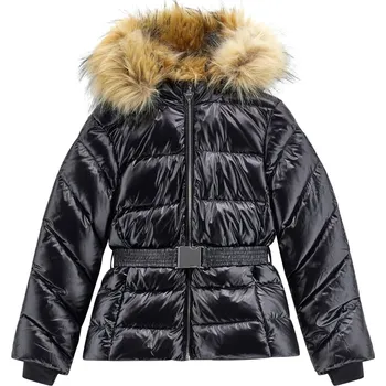 Dívčí bunda Dětská Zateplená bunda GUESS HOODED REAL DOWN PUFFER W/ZIP J4BL01WGL50-JBLK – Černá 7