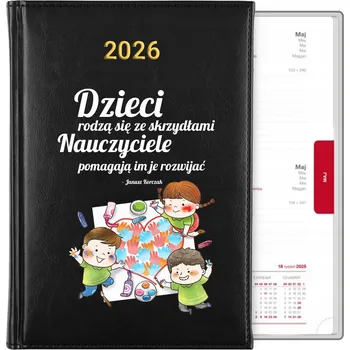 Kalendář Knižkový kalendář 2026 A5 černý