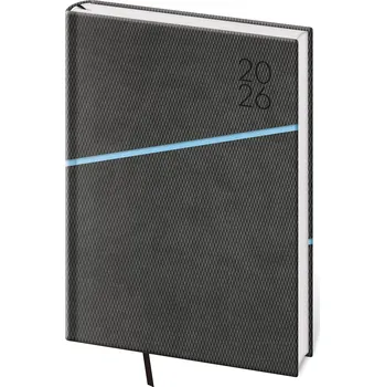 Diář Týdenní diář A5 Grife šedo/modrý