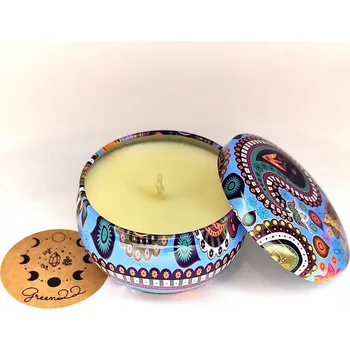 Svíčka Tradiční sójová svíčka MÁTA Aromateka