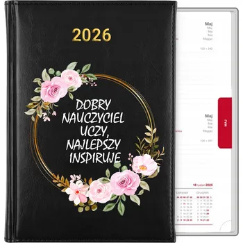 Kalendář Knižkový kalendář 2026 A5 černý