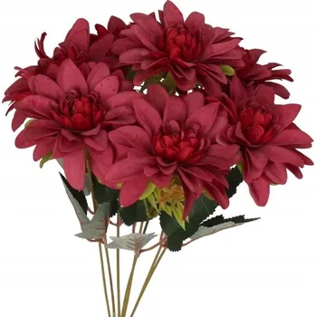 umělá květina JIŘINA V KYTICI UMĚLÉ KVĚTINY JAKO ŽIVÉ 42 CM VELKÁ KYTICE HUSTÁ