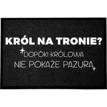 VSTUPNÍ ROHOŽKA MONOCHROM 40X60 DEKORACE DÁREK POTISK ČERNÁ MÓDNÍ