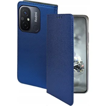 Pouzdro na mobilní telefon Flipové pouzdro BBE CASE pro Xiaomi Redmi 12C modré