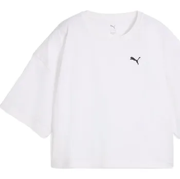 Dámské tričko Dámské Tričko s krátkým rukávem PUMA WARDROBE ESS OVERSIZED SHORT TEE 62974302 – Bílá L