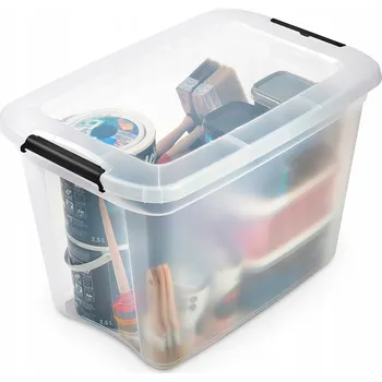 Úložný box Průhledný box s víkem