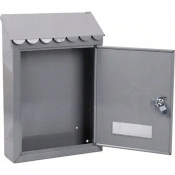 Obraz Poštovní schránka ŠEDÁ 21,7x30x7 cm