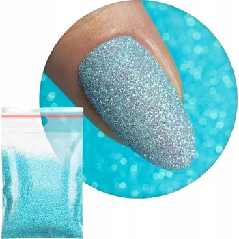 Prášek Ozdoby Na Nechty GNBLAB 20g Kosmetický modrý třpyt Č. 45