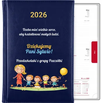 Kalendář Knižní kalendář 2026 A5 modrý