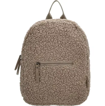 Městský batoh Hnědý huňatý dětský batoh „Furry“