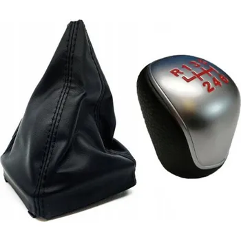 Auto-moto PROTEC Řadící páka s manžetou, Ford Mondeo MK4 2007 - 2015 6st stříbrná červená