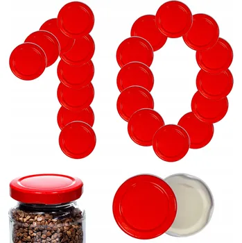 Obraz Víčka, krytky, šroubovací víčka, zátky, víka 53mm 10 ks VZOR R PZH