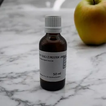 PŘÍRODNÍ OLEJ Z JABLEČNÝCH SEMÍNEK [Objem 30 ml skleněná lahvička]