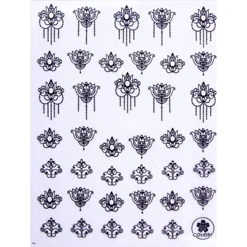 Samolepky na Zdobení Nehtů Samolepící Symboly Vzory Ornamenty CB-174