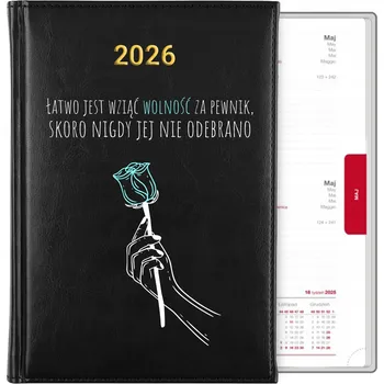 Diář Knižkový kalendář 2026 A5 černý