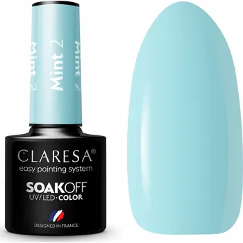 Přípravek na nehty Claresa Hybridní lak MINT 2 5g +BLASZ