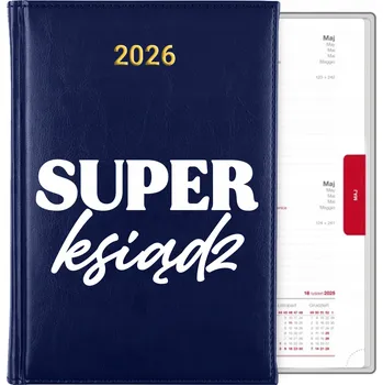 Kalendář Knižní kalendář 2026 A5 modrý