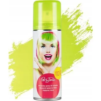 Stylingový přípravek Neonový sprej na vlasy žlutý