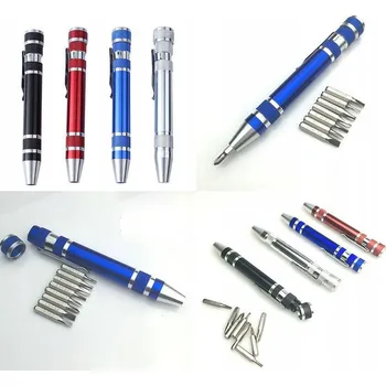 Vrták Šroubovák 8v1 ve tvaru pera Tradelectra AJJ-8W1