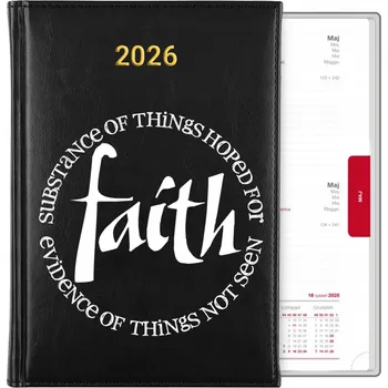 Kalendář Knižkový kalendář 2026 A5 černý