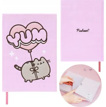 Zápisník Zápisník A5 s hladkými listy Pusheen Erik 100 listů