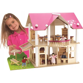 Domeček pro panenku EICHHORN 2513 DOMEČEK PRO PANENKY S PŘÍSLUŠENSTVÍM