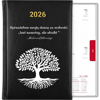 Kalendář Knižkový kalendář 2026 A5 černý