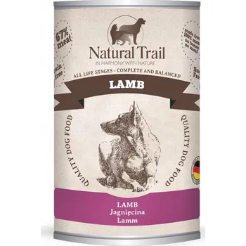 Krmivo pro psa Natural Trail krmivo mokré jehněčí maso 0,4 kg