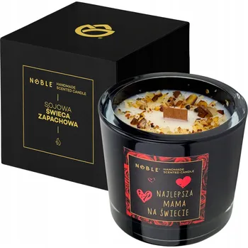 Svíčka Sójová vonná svíčka Jantarová Najlepsza Mama Na Świecie Noble