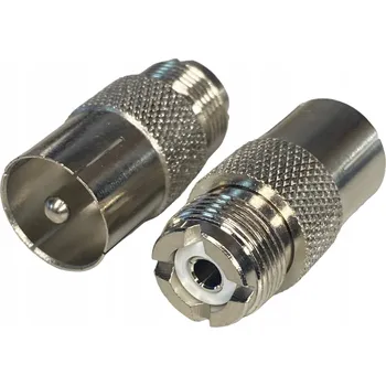 Elektrická zásuvka ADAPTÉR UHF-KONEKTOR / UHF-ZÁSUVKA RYCHLOSPOJKA