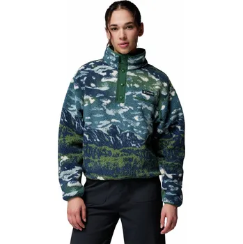 Dámská mikina Columbia Helvetia™ II Printed Cropped Half Snap W 2098501492 - everblue sisters rain S