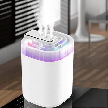 Zvlhčovač vzduchu AROMATERAPIA NAWILŻACZ ZVLHČOVAČ VZDUCHU 3L VŮNĚ DIFUZÉR S NOČNÍ LAMPOU