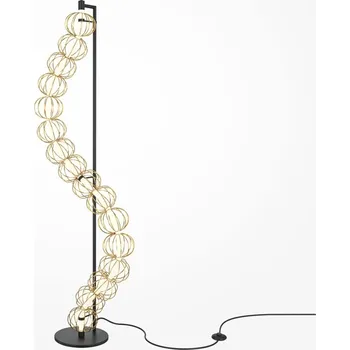 Stojací lampa Maytoni Honosná podlahová lampa Golden Cage Floor MOD216FL-L38G3K Honosná podlahová lampa Golden Cage Floor