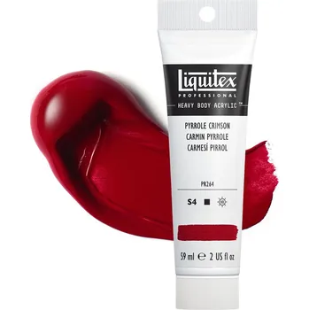 Vodová barva Akrylová barva Liquitex Heavy Body - Pyrrole Crimson
