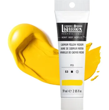 Vodová barva Akrylová barva Liquitex Heavy Body - Cadmium Yellow Medium