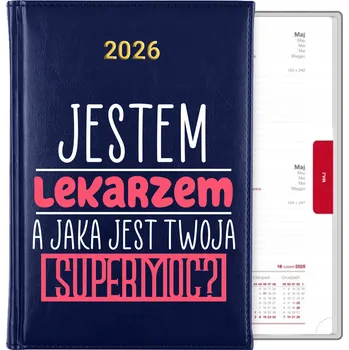 Kalendář Knižní kalendář 2026 A5 modrý
