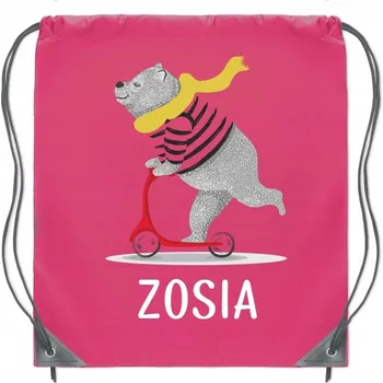 Obraz SÁČEK NA BOTY růžový školní S JAKÝMKOLI JMÉNEM na TV WB_156