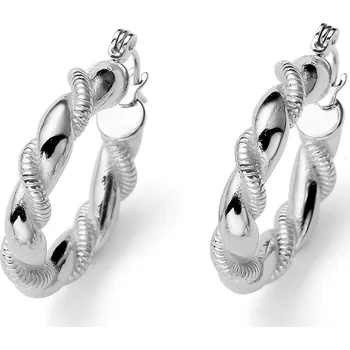 Šperk Oliver Weber Stylové kruhové náušnice Twisty 23035 + 2 měsíce na vrácení zboží