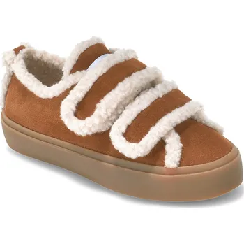 Dámská zimní obuv Dámské boty INUIKII SHEARLING LOW VELCRO 35202-050 BROWN – Hnědá 41